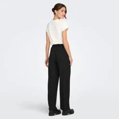 Only Damen Weites Bein Hose Schwarz