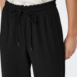 Only Damen Weites Bein Hose Schwarz