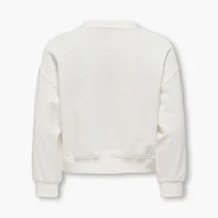 Only Mädchen Betina Sweatshirt Cloud Dancer