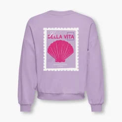 Only Mädchen Karlie Sweatshirt Orchid Bloom