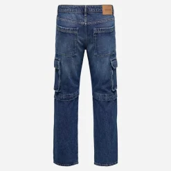 ONLY & SONS Herren Jeans mit geradem Bein Dark Blue Denim