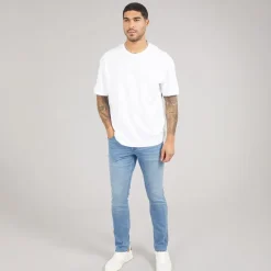 ONLY & SONS Herren Loom Slim Fit Jeans Medium Blue Denim