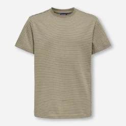 ONLY & SONS Junge Fred Life T-Shirt Desert Taupe