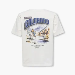 ONLY & SONS Junge Fred States T Shirt Cloud Dancer