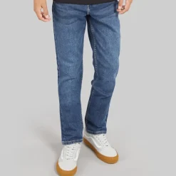 ONLY & SONS Junge Weft Regular Fit Jeans Dark Blue Denim