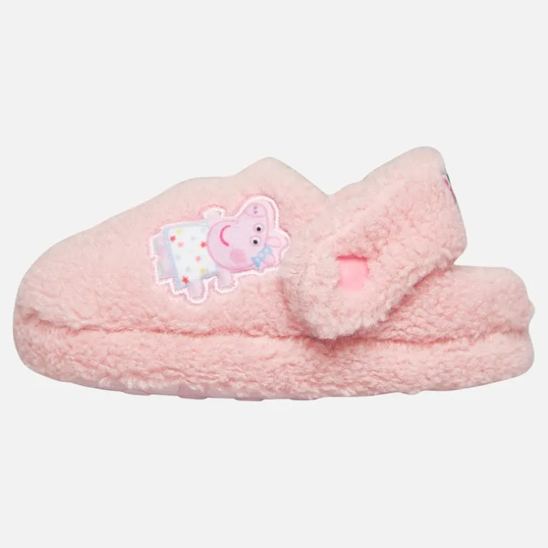 Peppa Pig Mädchen Hayle Komplett Borg Hausschuhe Rosa