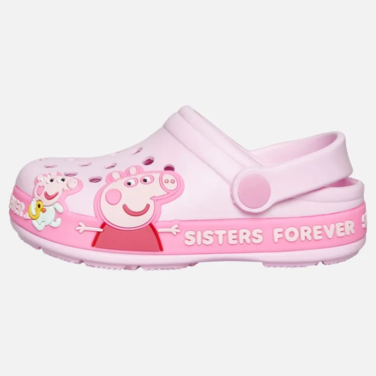 Peppa Pig Mädchen Schwestern Clogs Rosa/Multi