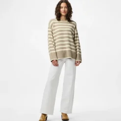 Pieces Damen Ava Pullover Crockery