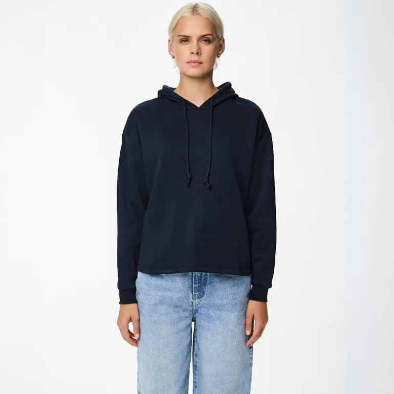 Pieces Damen Chilli Langarm Hoodie Sky Captain