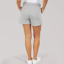 Pieces Damen Chilli String Shorts Light Grey Melange