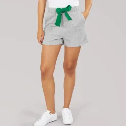 Pieces Damen Chilli String Shorts Light Grey Melange