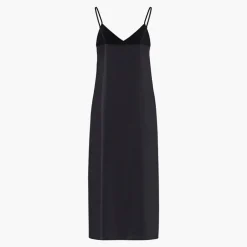 Pieces Damen Jessa Maxikleid Schwarz