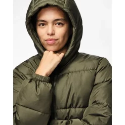 Pieces Damen Maddie Pufferjacke Grün