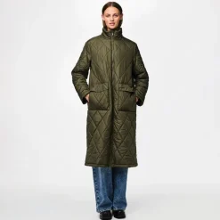 Pieces Damen Mailey Steppjacke Grün