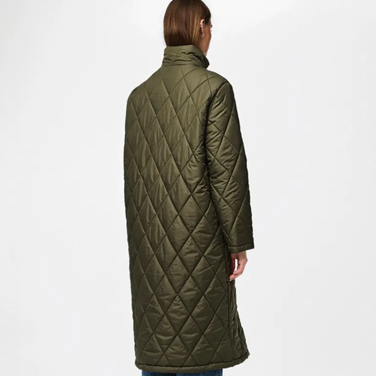 Pieces Damen Mailey Steppjacke Grün