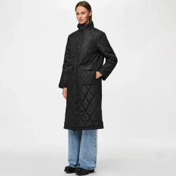 Pieces Damen Mailey Steppjacke Schwarz
