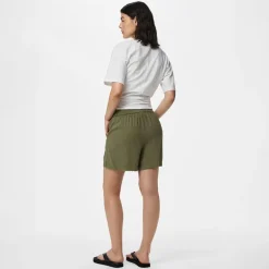 Pieces Damen Pia Shorts Deep Lichen Green