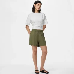 Pieces Damen Pia Shorts Deep Lichen Green