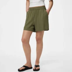 Pieces Damen Pia Shorts Deep Lichen Green
