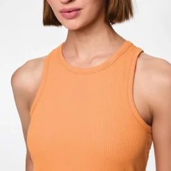 Pieces Damen Ruka Boxer Tank Top Tangerine