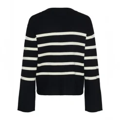 Pieces Damen Sia Strickjacke Schwarz