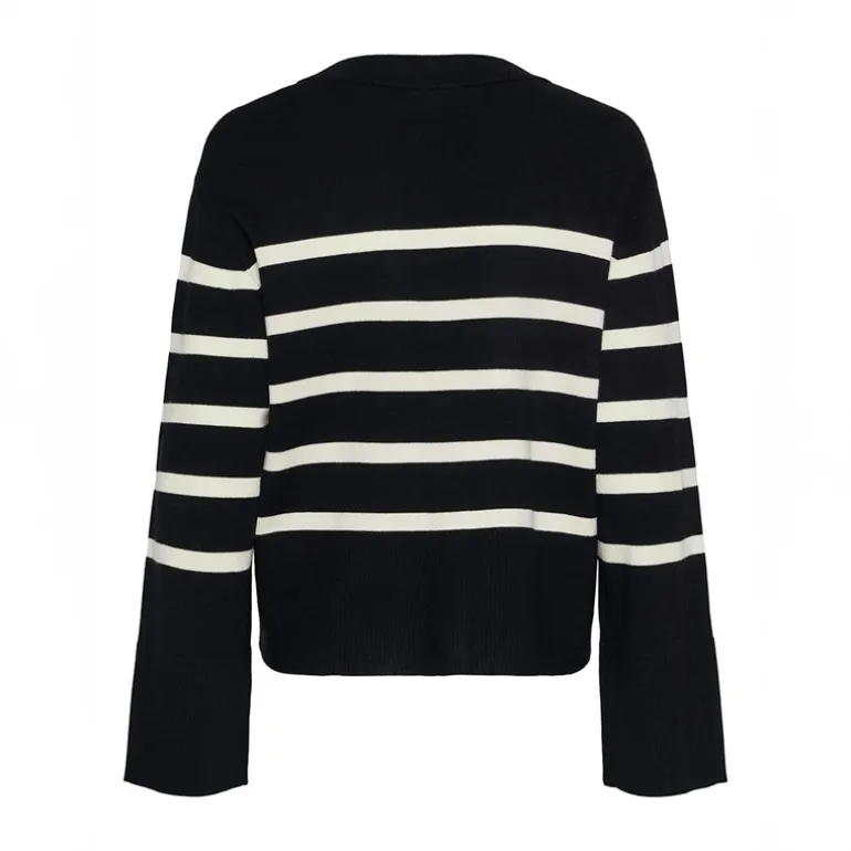 Pieces Damen Sia Strickjacke Schwarz