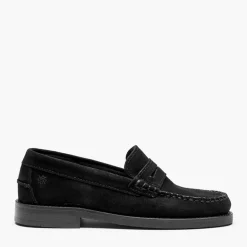 Playboy Footwear Damen Toc1936 Norah Loafers Black Suede