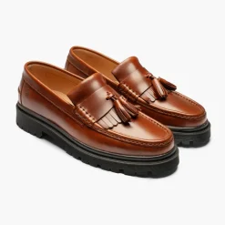 Playboy Footwear Herren Baker Loafer Brandy Leather