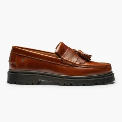 Playboy Footwear Herren Baker Loafer Brandy Leather
