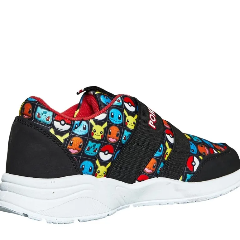 Pokemon Turnschuhe Junge Hinata Schwarz/Mehrfarbig