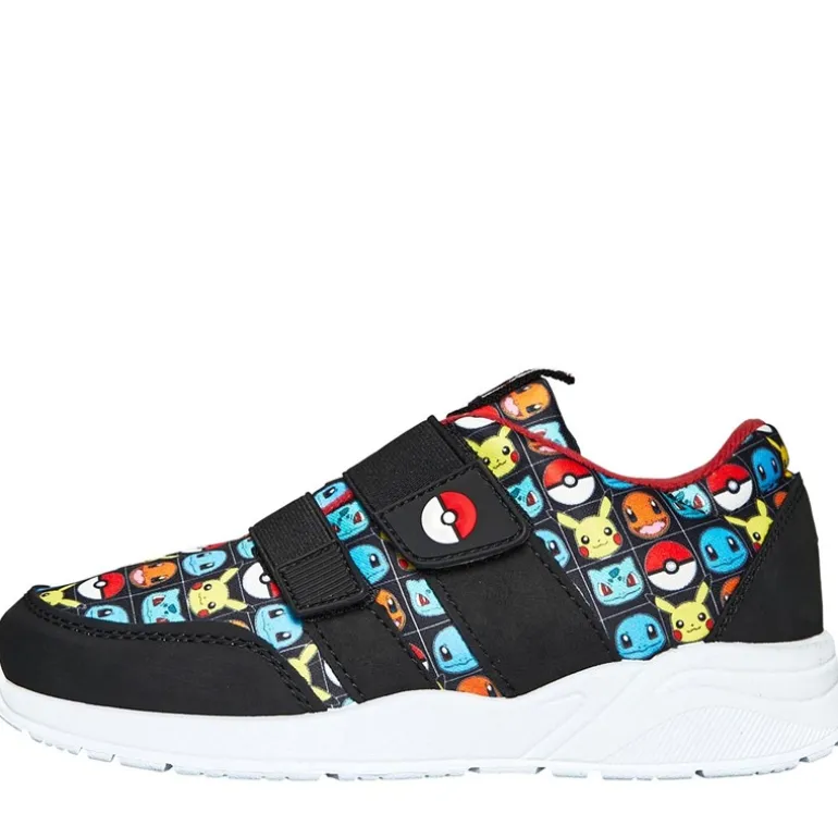 Pokemon Turnschuhe Junge Hinata Schwarz/Mehrfarbig