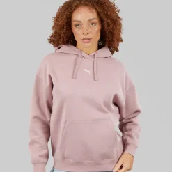 Puma Damen Essentials Oversize Hoodie Plum Haze