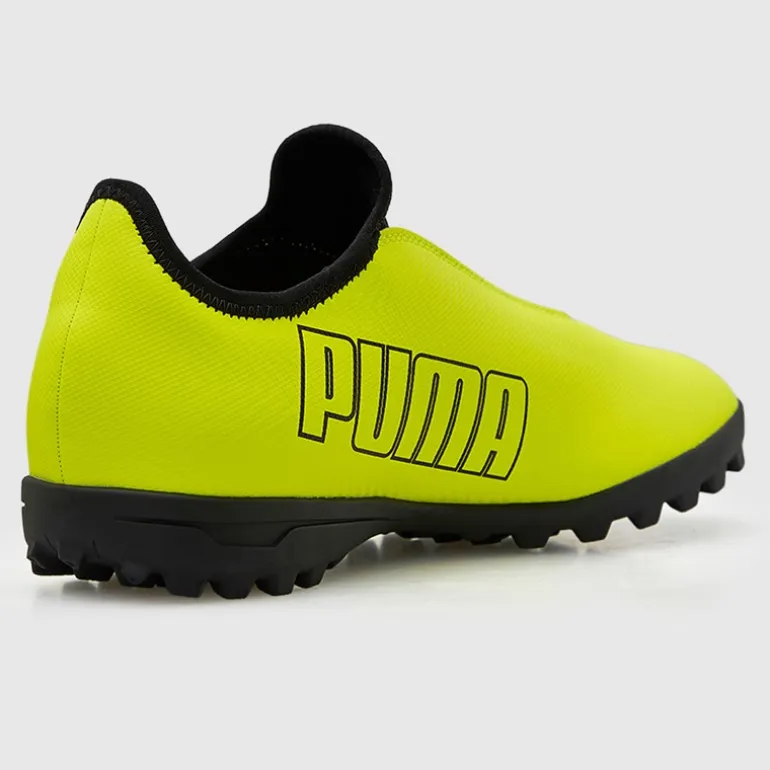 Puma Herren Finesse Schnürlose TF Astro Fußballschuhe Yellow Alert