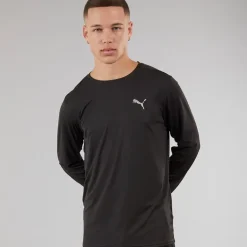 Puma Herren Lauf Favorit Langarm Lauf Oberteil Puma Schwarz