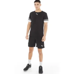 Puma Herren teamRISE Performance Sporttops Schwarz
