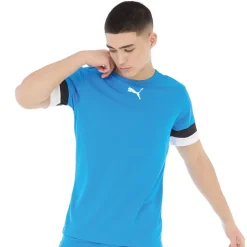 Puma Herren teamRISE Performance Sporttops Blau