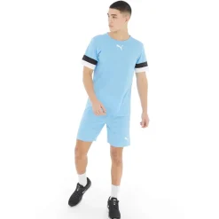 Puma Herren teamRISE Performance Sporttops Blau