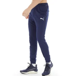 Puma Herren teamRISE Poly Performance Sporthosen Blau