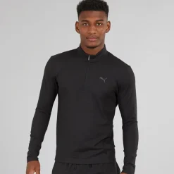Puma Herren Training Schmale Passform 1 / 4 Reissverschluss Puma Schwarz