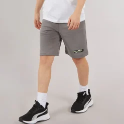 Puma Junge Grafik Tarnung Shorts Cast Iron