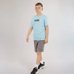 Puma Junge Grafik T Shirt Aqua