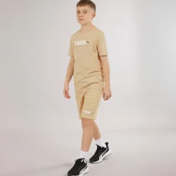 Puma Junge Grafik T Shirt Putty