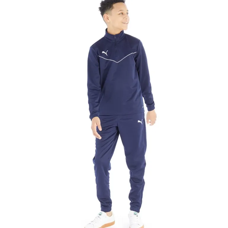 Puma Jungen teamRISE Performance Sporthosen Blau