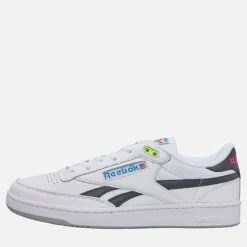 Reebok Club C Revenge Vintage 90er Jahre Tennis Turnschuhe Weiß/Weiß/Schwarz