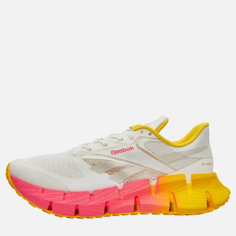 Reebok Damen FloatZig 1 neutrale Laufschuhe Chalk/Sand/Atomic Pink
