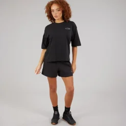 Reebok Damen Identity Energie Marke Stolz T Shirt Schwarz