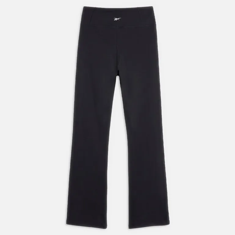 Reebok Damen ID Train High Waist Bootcut Tight Leggings Night Black