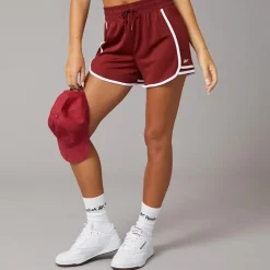 Reebok Damen ID Train Knit Shorts Rich Maroon