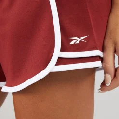 Reebok Damen ID Train Knit Shorts Rich Maroon