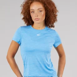 Reebok Damen ID Train T Shirt Recovery Blue